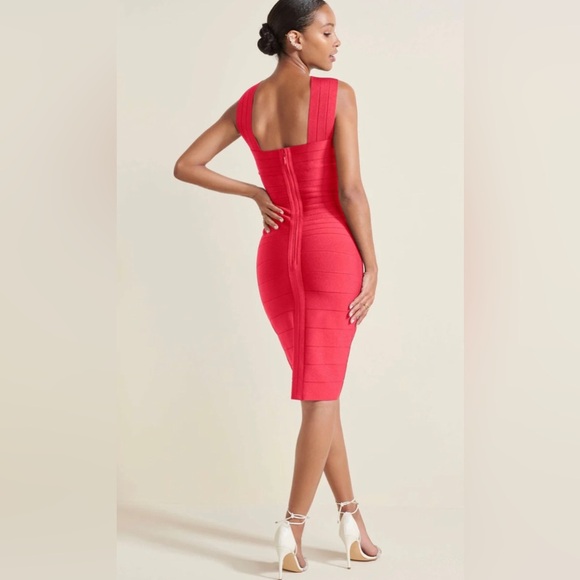 VENUS Red Backless Dress - Picture 12 of 16